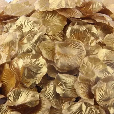 100PCS rose petals wedding decoration silk festival party table table confetti decoration