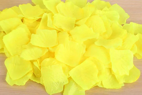 100PCS rose petals wedding decoration silk festival party table table confetti decoration