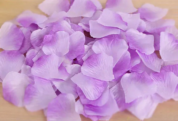 100PCS rose petals wedding decoration silk festival party table table confetti decoration