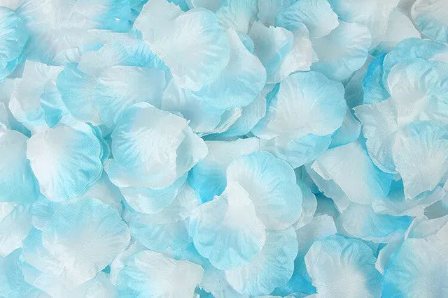 100PCS rose petals wedding decoration silk festival party table table confetti decoration