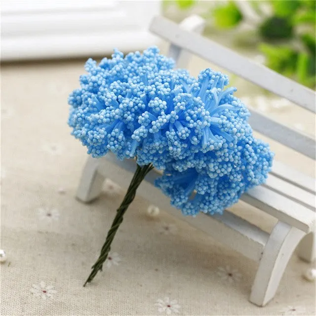 12pcs/lot MIni Artificial Foam Stars Flower Bouquet for Valentine birthday gift wedding car party decoratio Flowers