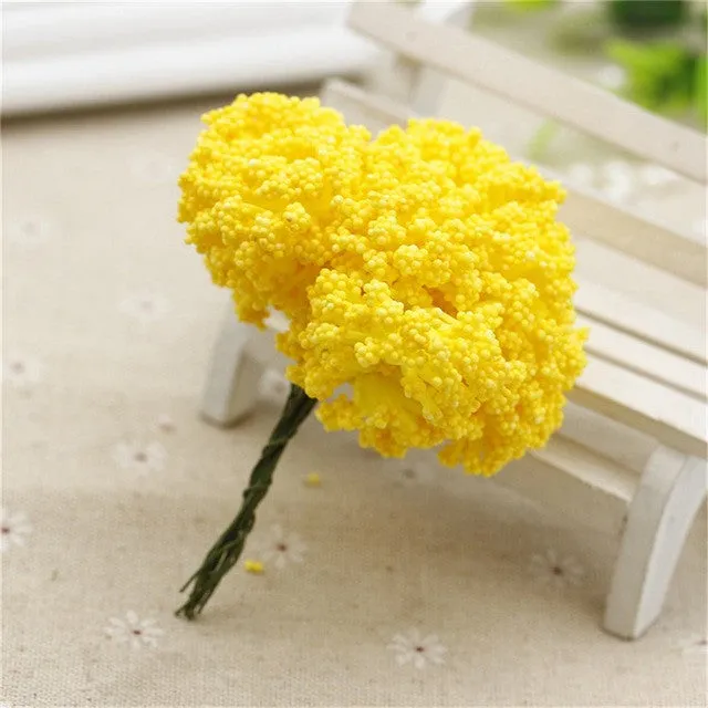 12pcs/lot MIni Artificial Foam Stars Flower Bouquet for Valentine birthday gift wedding car party decoratio Flowers