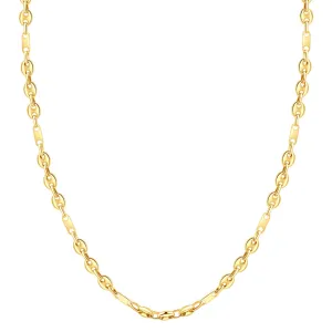 14k Yellow Gold Women's 22" Marine Chain Necklace 14.2 Grams 5.5mm Thick