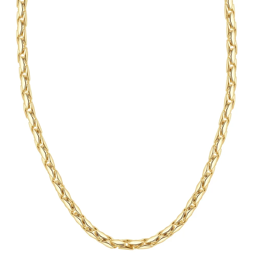 14k Yellow Gold Women's 24" Chain Necklace 28 Grams 4.5mm Thick