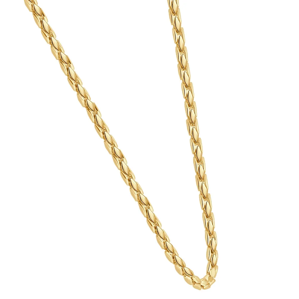 14k Yellow Gold Women's 24" Chain Necklace 28 Grams 4.5mm Thick