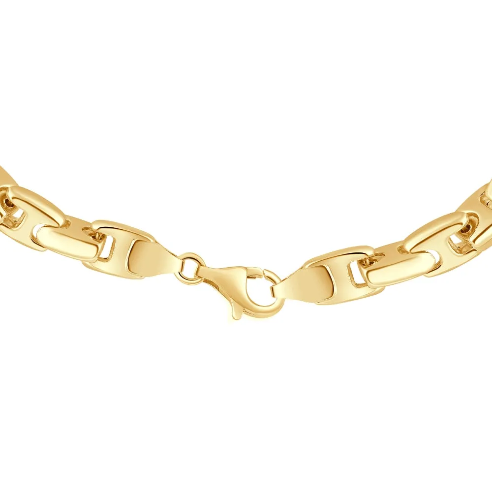 14k Yellow Gold Women's 24" Chain Necklace 42 Grams 7mm Thick