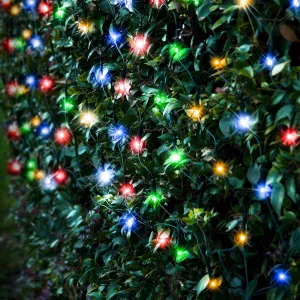 250 LED Multicolour Solar Net Lights