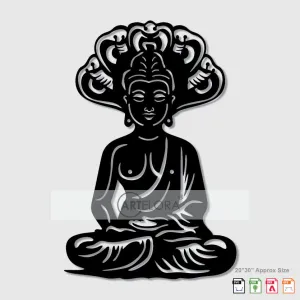 2D Modern Art Gautam Buddha