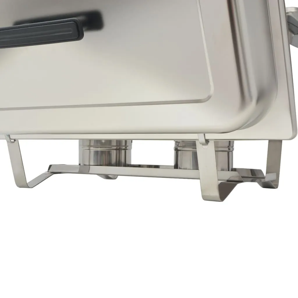 4 Piece Chafing Dish Set Stainless Steel