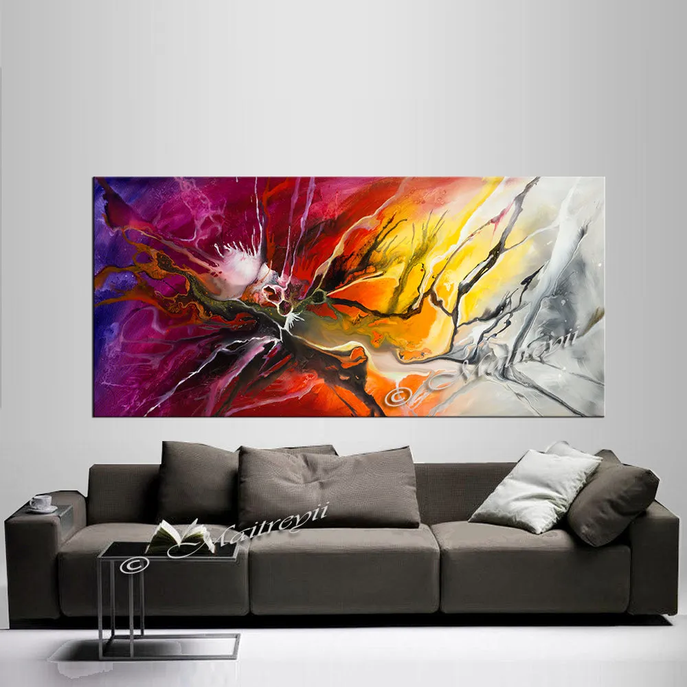 Abstract Modern Art Modern Wall Art Amazing Abstract Gold Flow Painting - Amazing Abstract 17