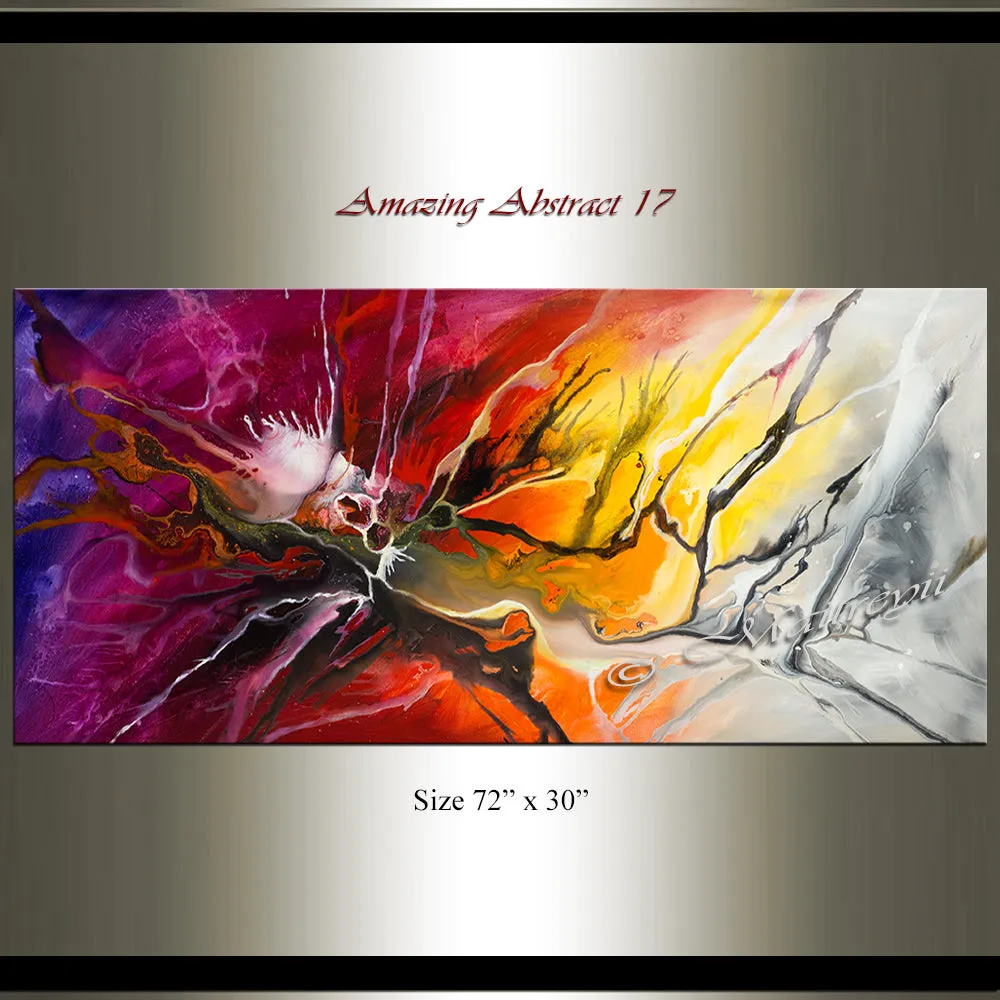 Abstract Modern Art Modern Wall Art Amazing Abstract Gold Flow Painting - Amazing Abstract 17