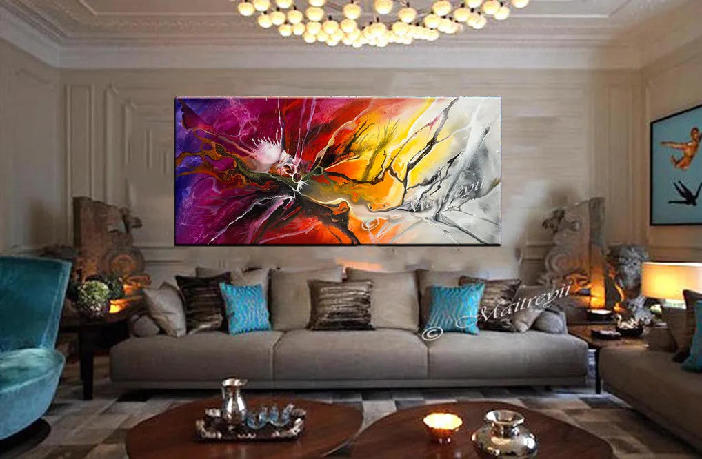 Abstract Modern Art Modern Wall Art Amazing Abstract Gold Flow Painting - Amazing Abstract 17