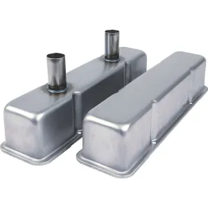 Allstar Performance SB Chevy Steel Tall Valve Covers - Unpainted