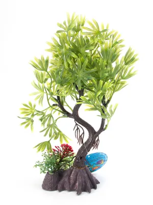 AquaFit Green Japanese Maple Bonsai Plastic Plant 11"