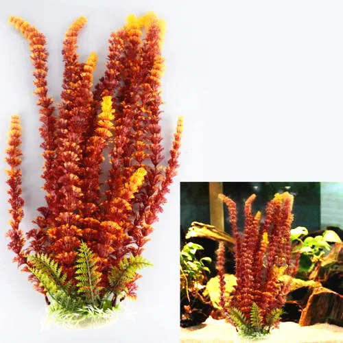 Aquarium Fish Tank Decoration 46 Cm Artificial Plastic Water Plants