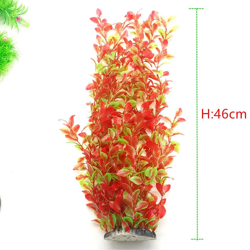 Aquarium Fish Tank Decoration 46 Cm Artificial Plastic Water Plants