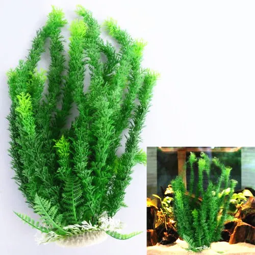 Aquarium Fish Tank Decoration 46 Cm Artificial Plastic Water Plants