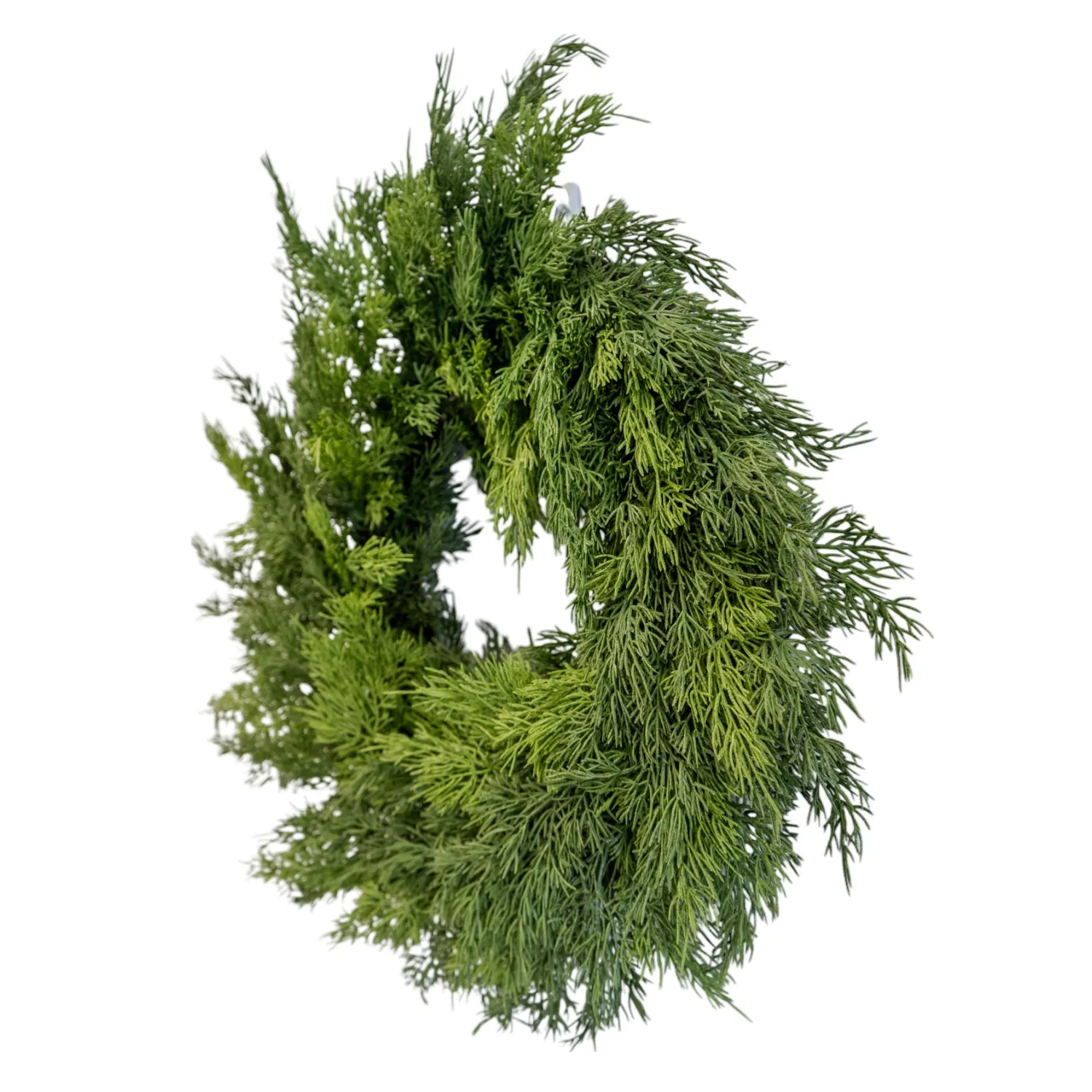 Artificial 24" Fresh Touch Cedar Wreath