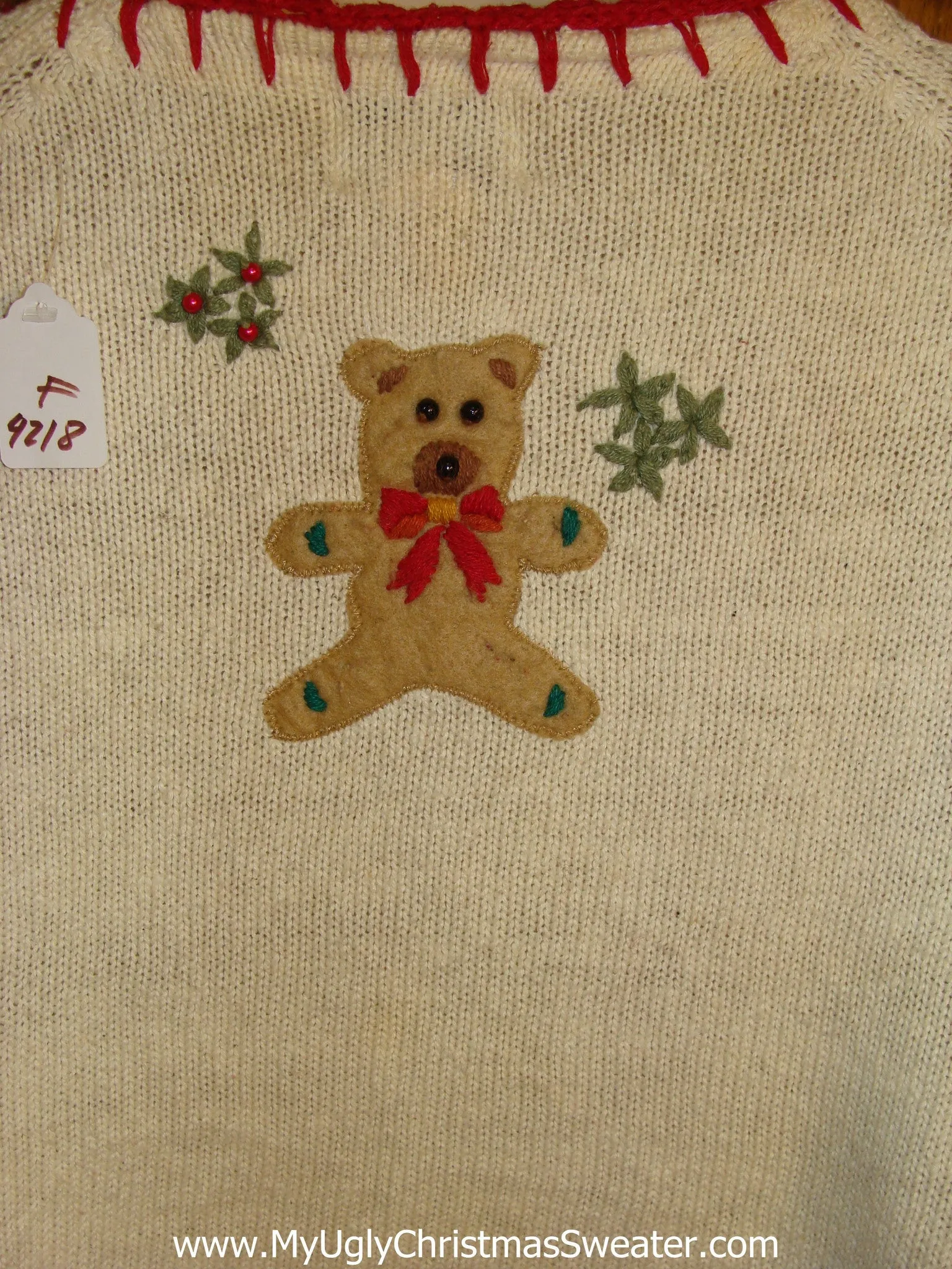 Bears and Hearts 80s 2sided Ugliest Christmas Sweater