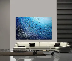 Blue Modern Art For Luxury Homes | Ocean Spray