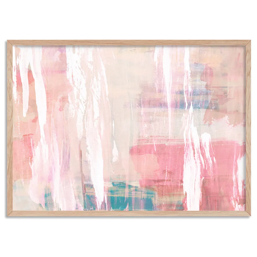 Blush Flurry III  - Art Print