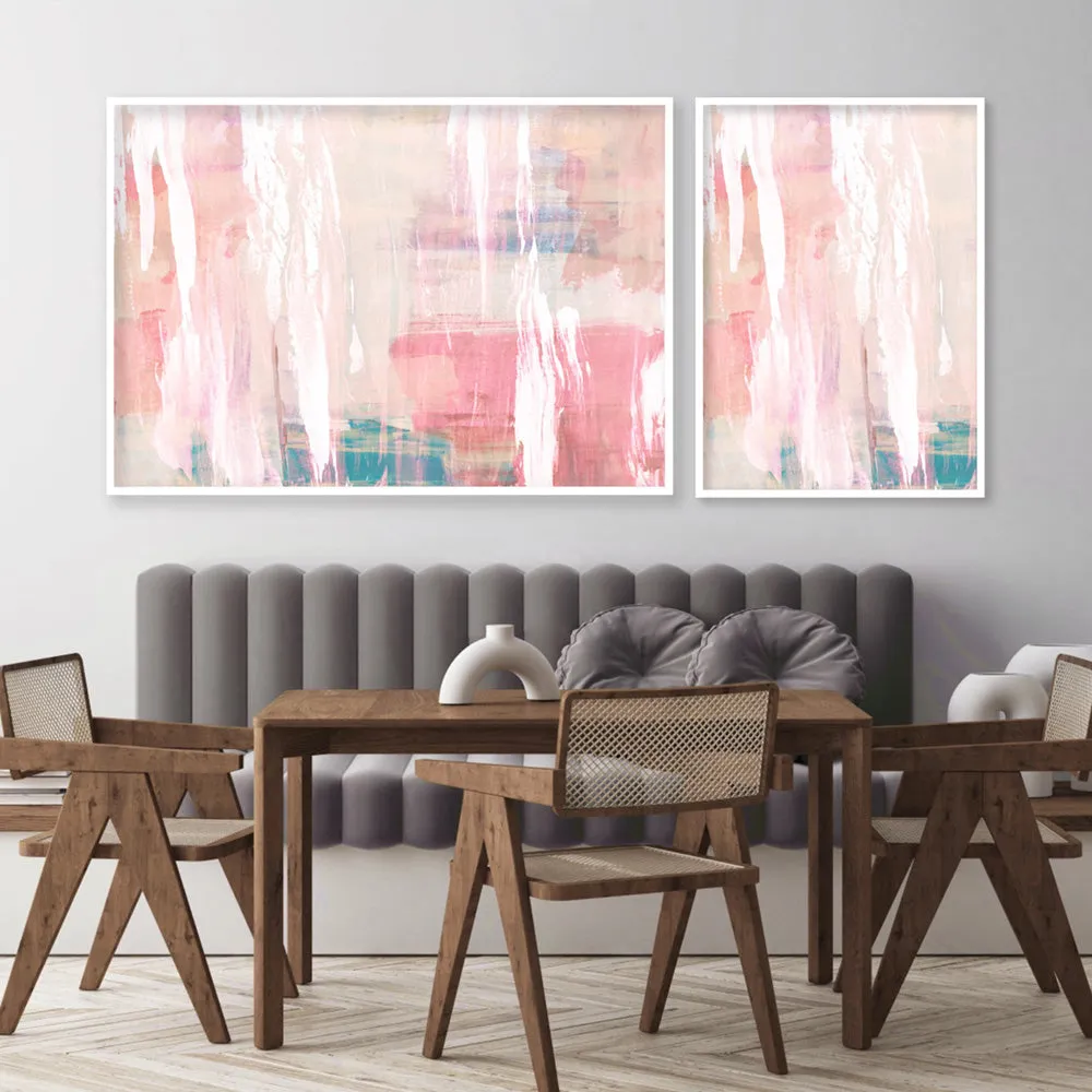 Blush Flurry III  - Art Print