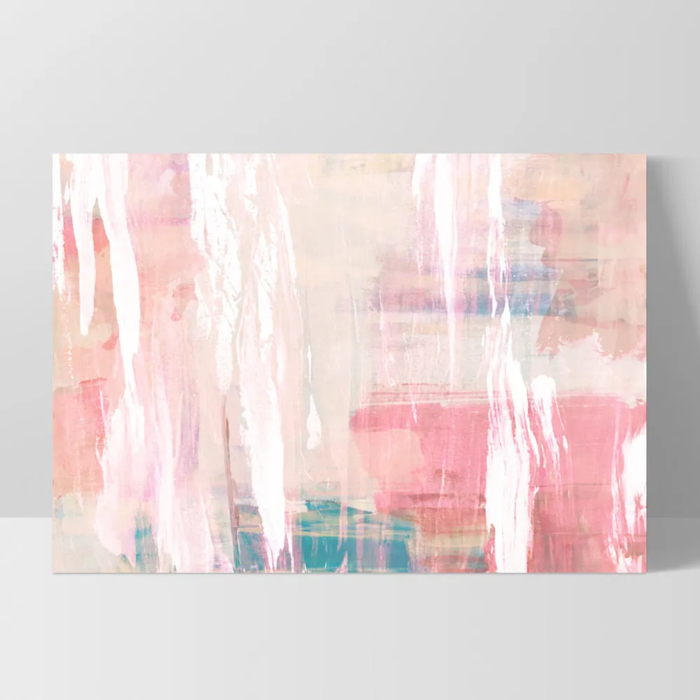 Blush Flurry III  - Art Print