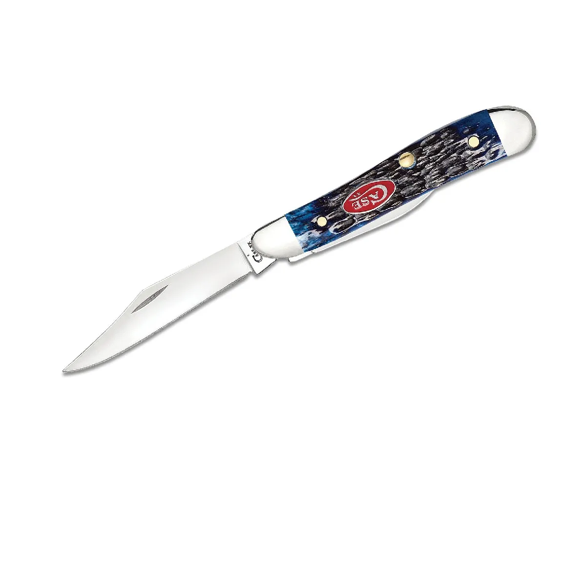 CASE KNIVES PEANUT NAVY BLUE BONE