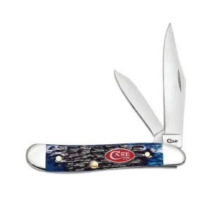 CASE KNIVES PEANUT NAVY BLUE BONE