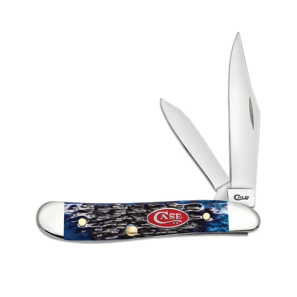 CASE KNIVES PEANUT NAVY BLUE BONE