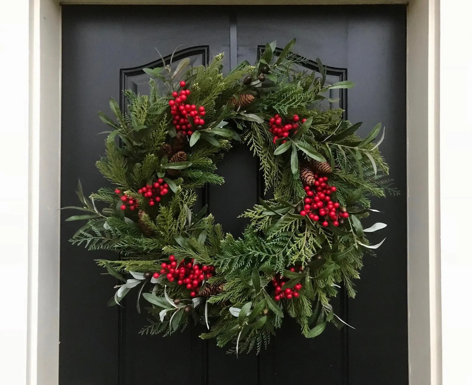 Christmas on the Farm Winter Wreath