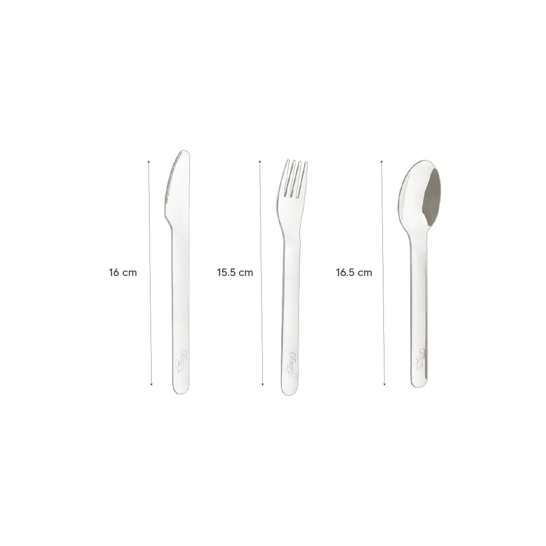 Citron Cutlery Set Silicone | Cream Cherry