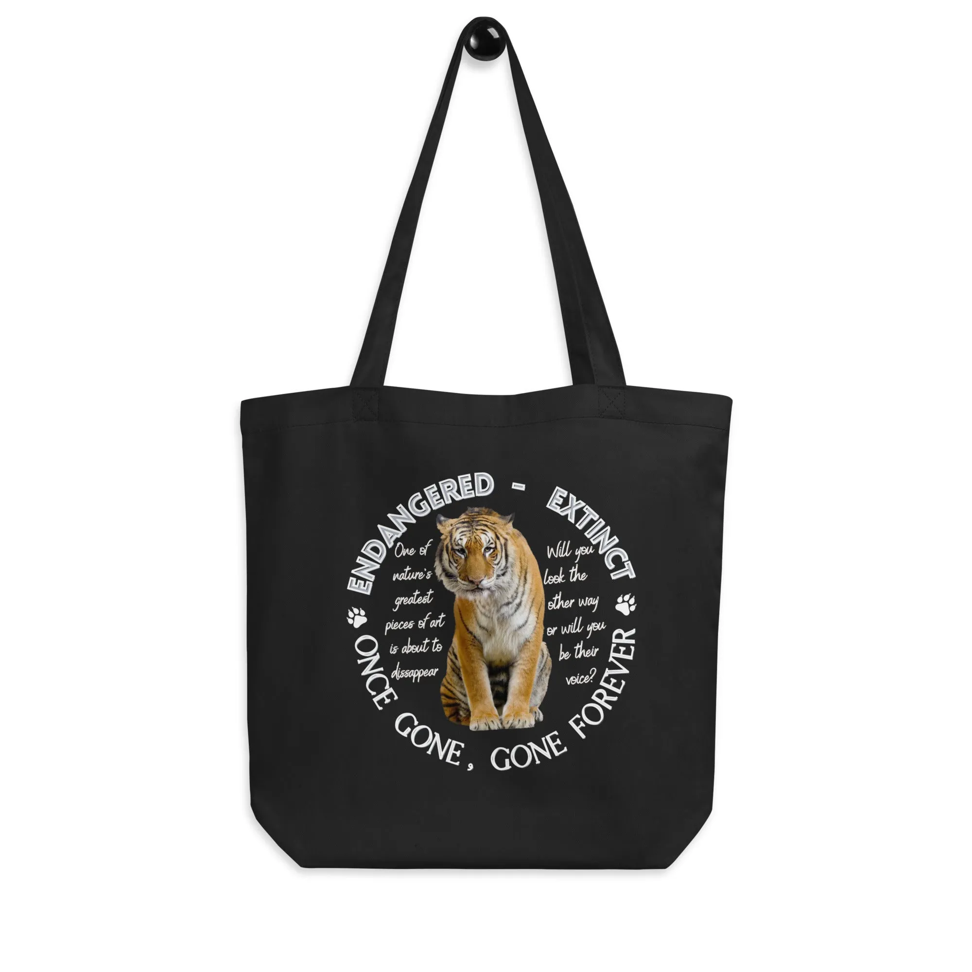 Eco Tote Bag, Tiger's Voices