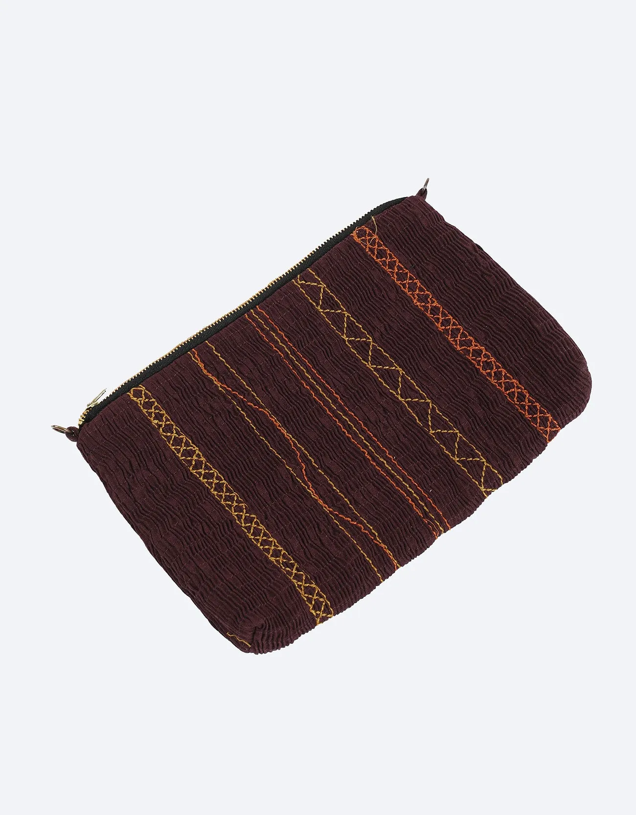 Embroidered Bag with side pocket