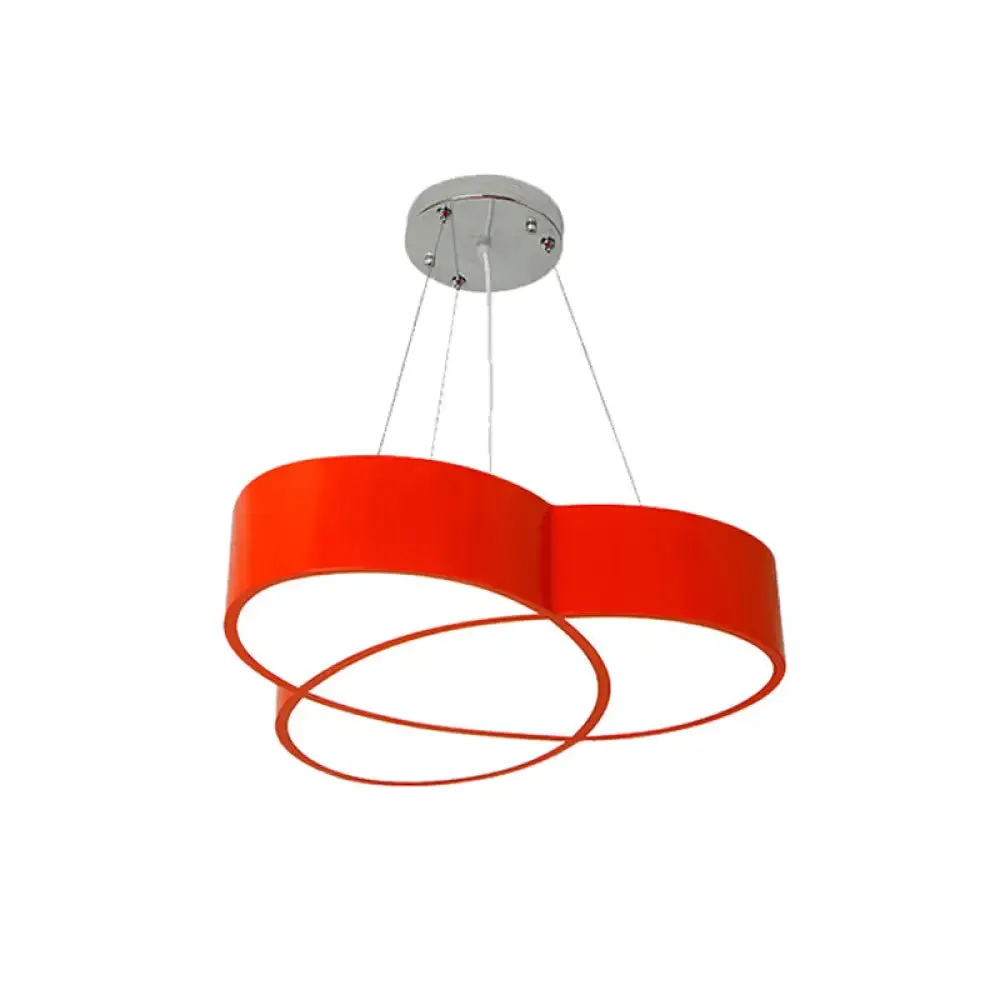 Flower Pendant Light - Creative Metal & Acrylic Lamp for Nursing Room