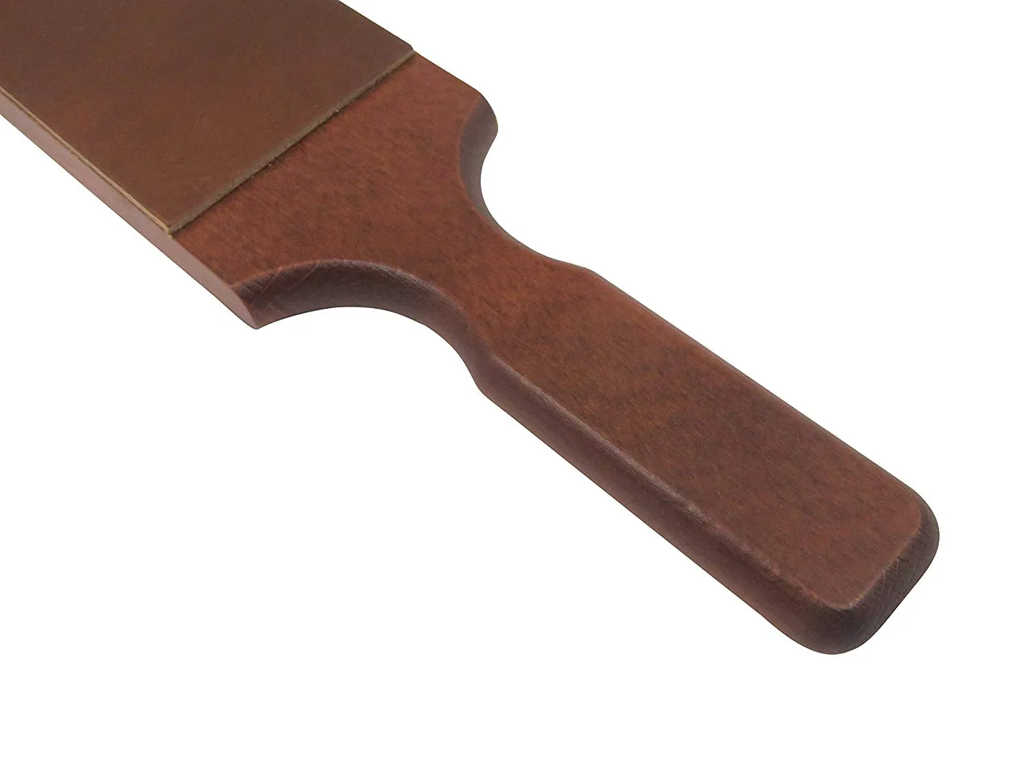 French 2-Sided 3" x 10" Leather Strop with 1.2oz Chromium Oxide 0.5 Micron Polishing Compound Bar