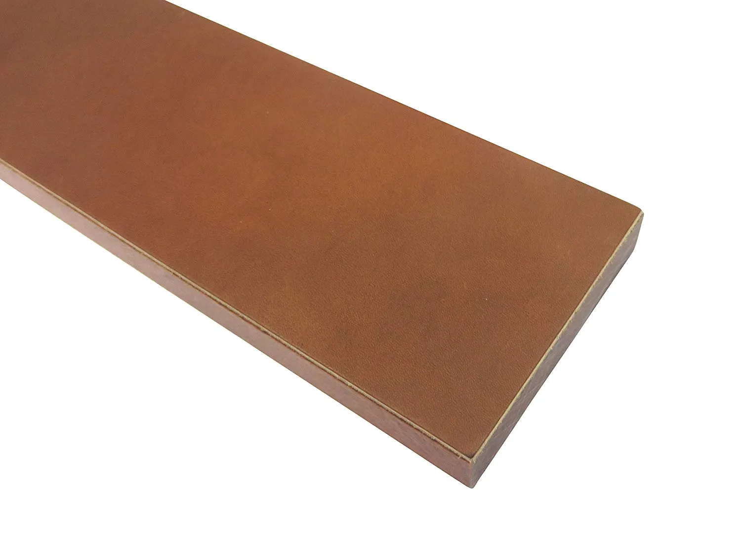 French 2-Sided 3" x 10" Leather Strop with 1.2oz Chromium Oxide 0.5 Micron Polishing Compound Bar