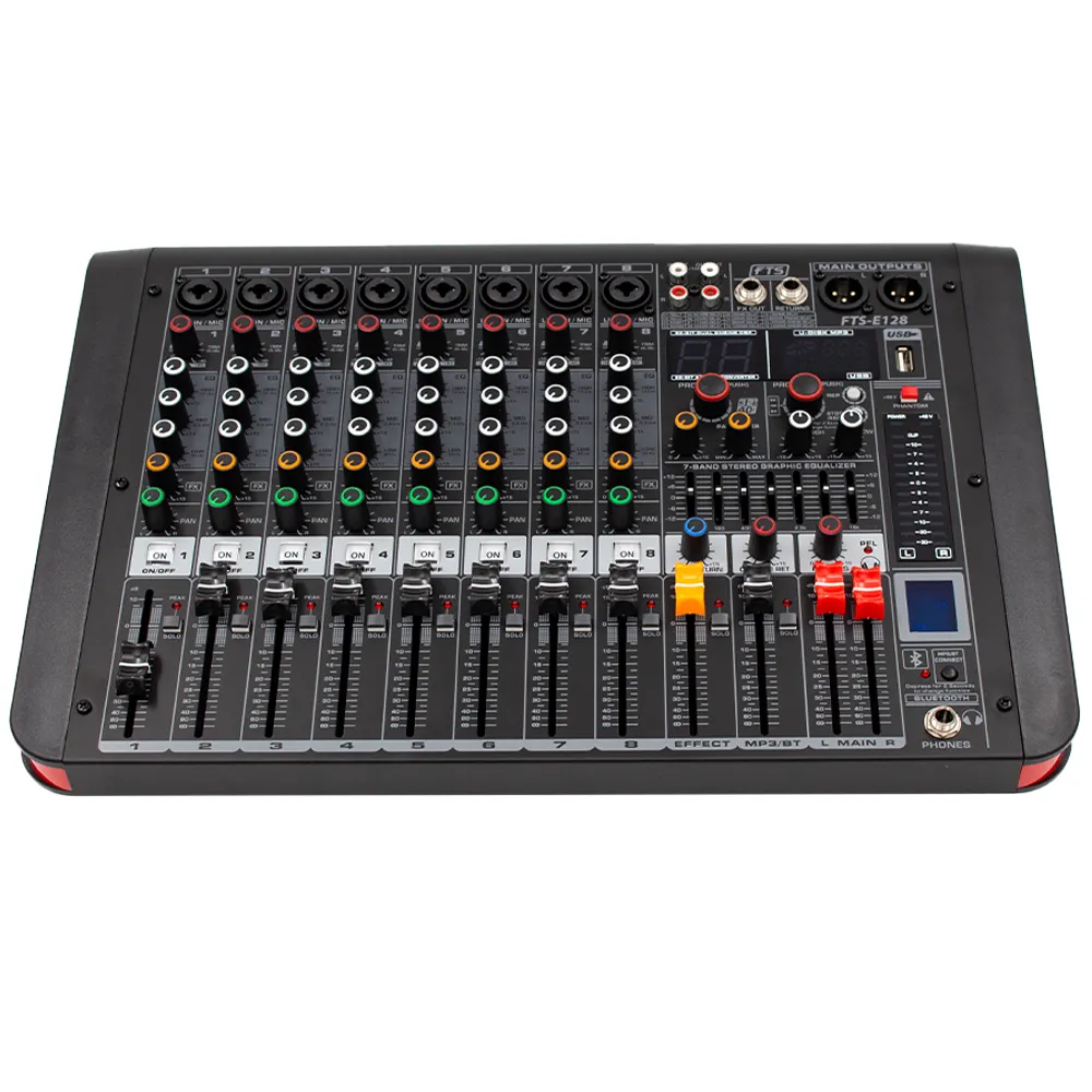 FTS 8 Channel 170W Powered Mixer [E128]