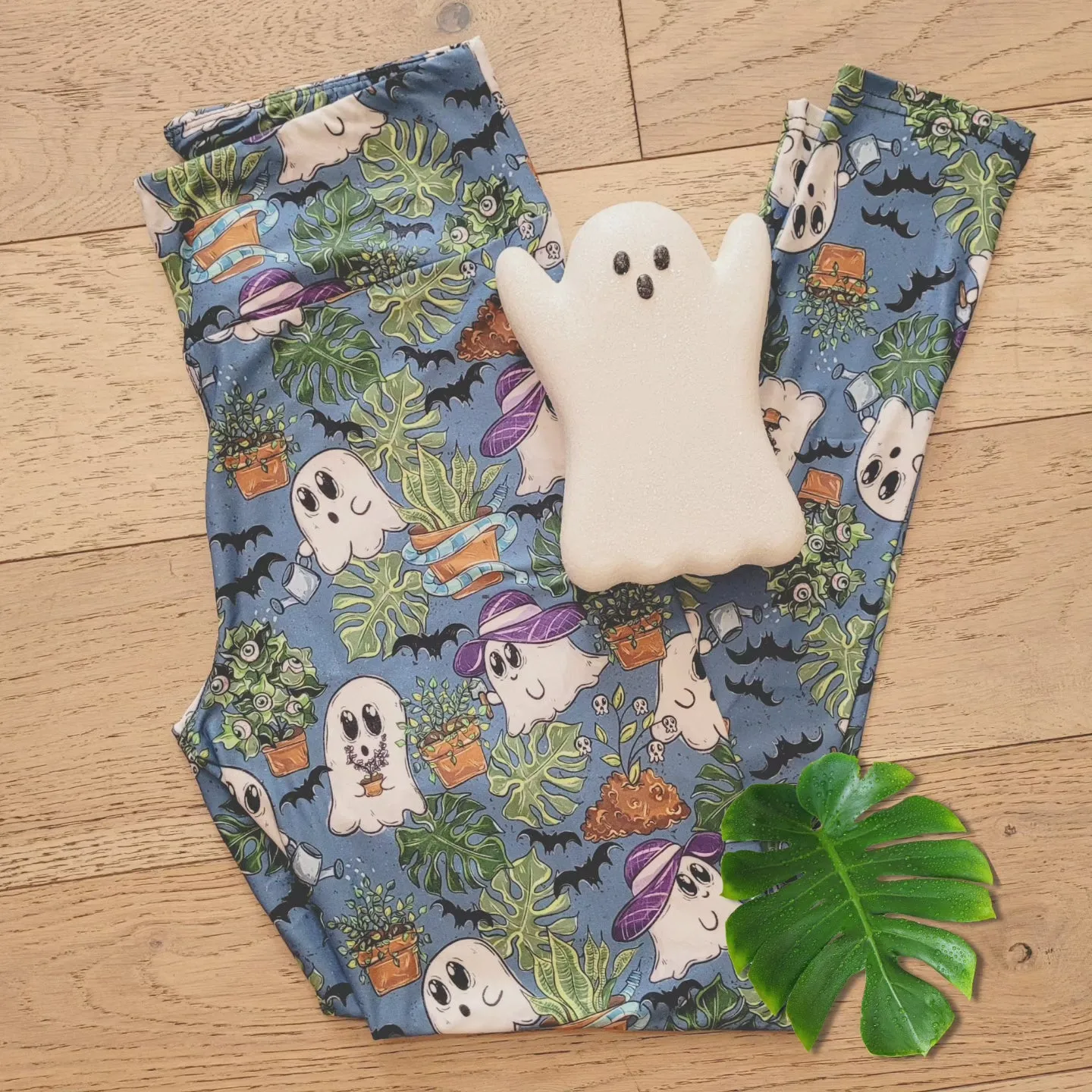 Ghost Plants (Semi-Exclusive) - High-quality Handcrafted Vibrant Leggings