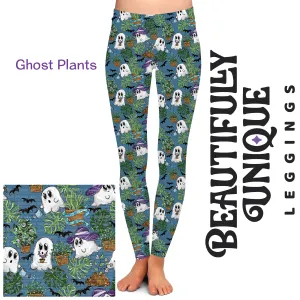 Ghost Plants (Semi-Exclusive) - High-quality Handcrafted Vibrant Leggings