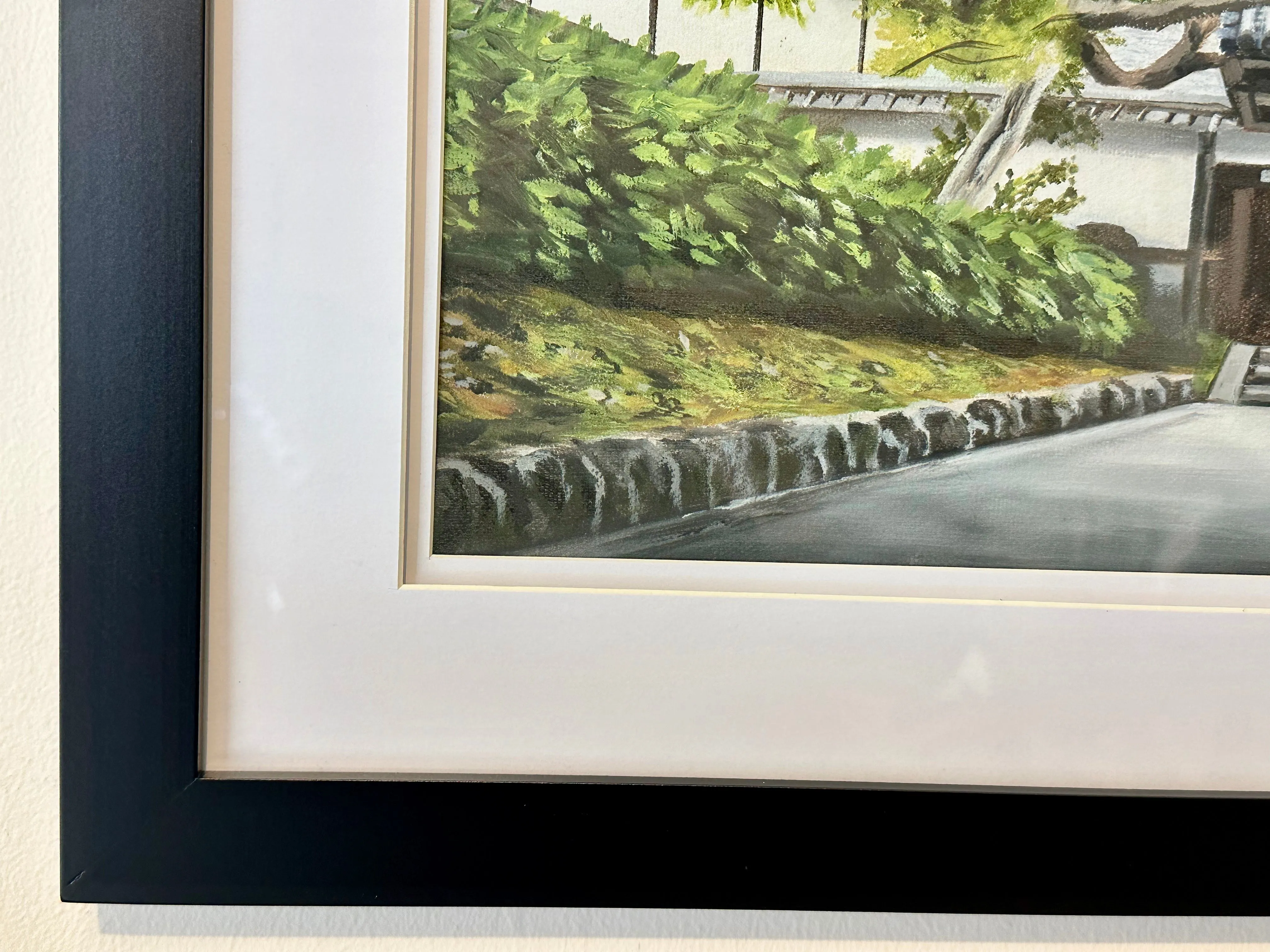 Giclée Print by Laura Virgin "Kotoku-an" Framed  26"x22"