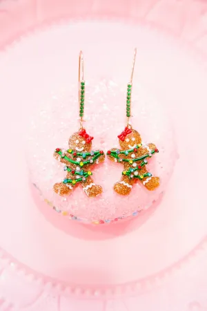 GINGERBREAD MAN EARRINGS