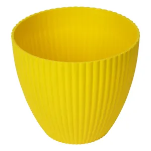 Heart Home Flower Pot | Flower Planter Pots for Indoor | Flower Pots for Outdoor | Pot for Garden & Balcony Flowering | Flower Plants Pot | Mega Flower Pot | 6 Inch | Yellow