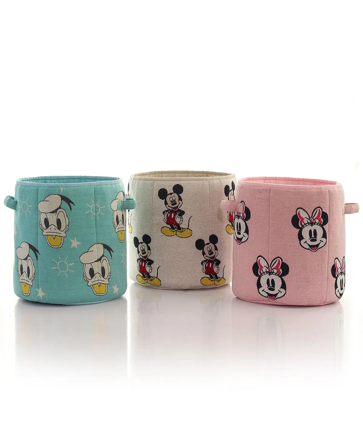 I Love Mickey Mouse - Cotton Knitted Large Kids Baskets For Assembling Toys and other Playing Accessories