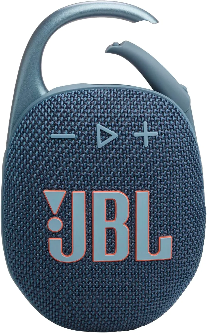 JBL Clip5 Portable Wireless Speaker, Blue