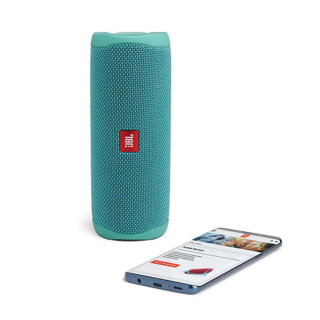 JBL Flip 5 Portable Waterproof Bluetooth Speaker - Teal (Refurbished)