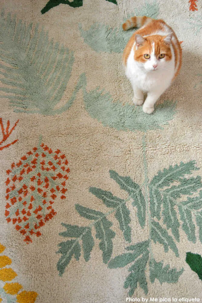 Lorena Canals Washable Rug Botanic Plants