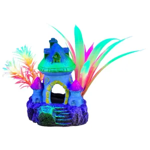 Marina IGlo Mushroom House with Plants 4 inch