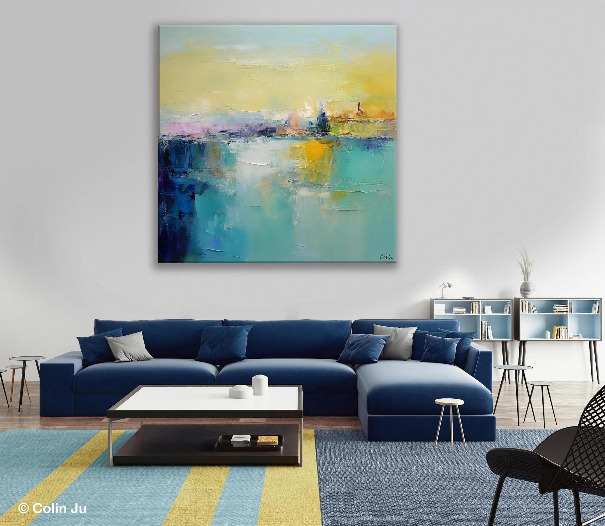 Modern Canvas Paintings, Contemporary Canvas Art, Original Modern Wall Art, Modern Acrylic Artwork, Large Abstract Painting for Bedroom