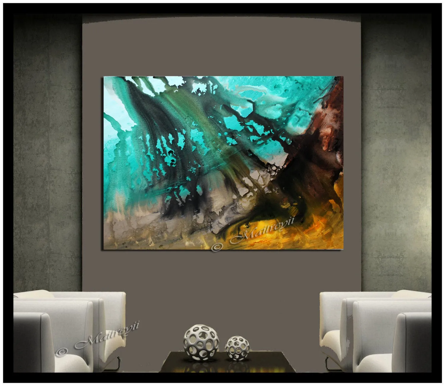 Modern wall Art Decor - Ocean